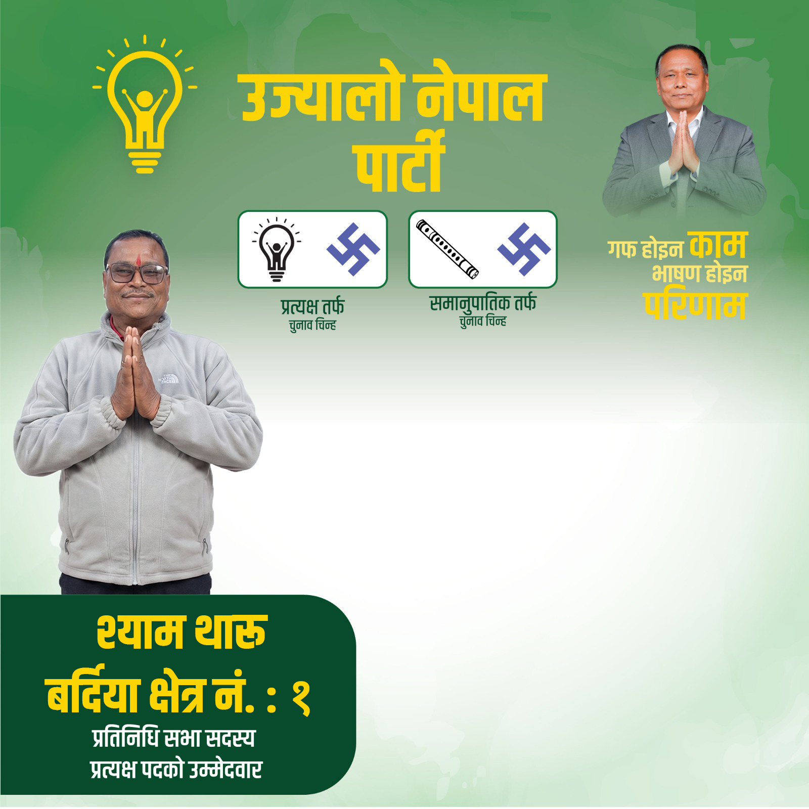 syam tharu bardia 1 supporter post